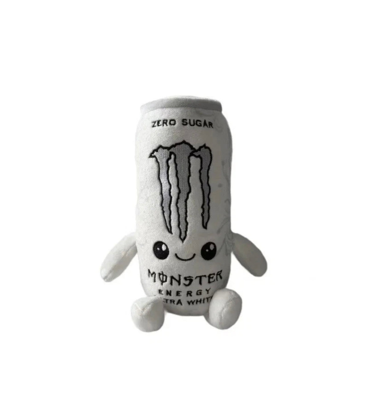 White Energy Drink Can Plush Toy